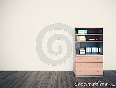 Empty wall office Stock Photo