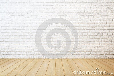 Empty white room Stock Photo