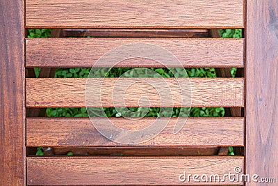 Empty wood plank table outdoor Stock Photo