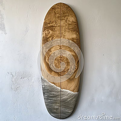 Empty Wooden Board Displayed in a Rustic Setting, Ideal for Custom Messages and Announcements Stock Photo
