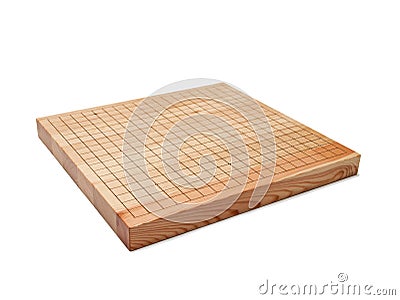 Desk for board game Go weiqi Stock Photo