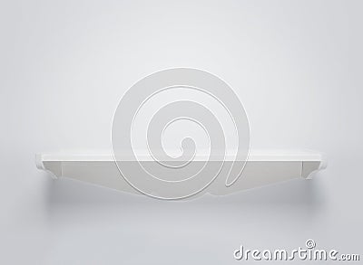 Empty wooden shelf Stock Photo