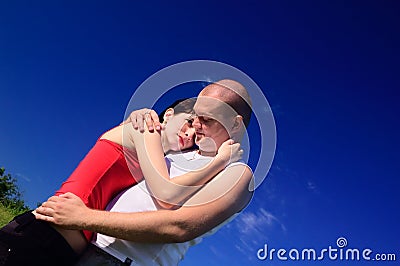 Enamoured pair Stock Photo