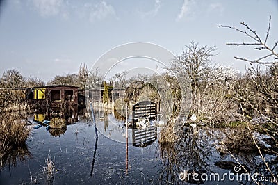 Enchanted Garden Plot Stock Photo