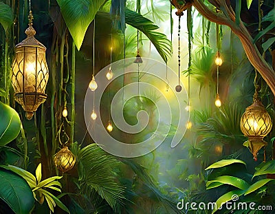 Enchanted Jungle Stock Photo