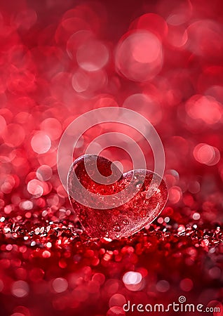 Enchanted Memories: A Closeup of Love's Eternal Blush on a Spark Stock Photo