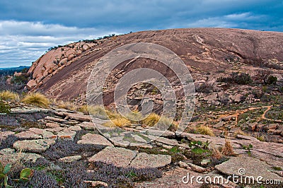 Enchanted Rock near Fredricksburg , Texas Stock Photo