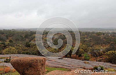 Enchanted Rock State Natural Area, Texas Stock Photo