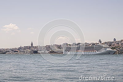 The Enchanting Beauty of Istanbul's Bosphorus. Editorial Stock Photo