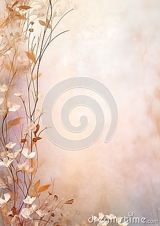 Enchanting floral wreaths Stock Photo