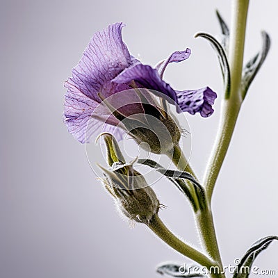 Enchanting Macro Photograph Of Meadow Sage In Vibrant Colors Stock Photo