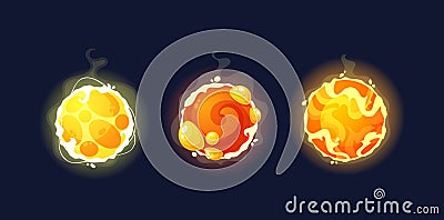 Enchanting Magic Spheres With Mystical Powers, Capable Of Granting Wishes And Unlocking Secrets, Vector Illustration Vector Illustration