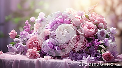 An enchanting portraying a bouquet that goes beyond the ordinary Stock Photo