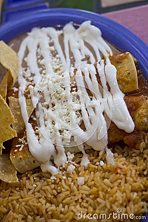 Enchiladas Stock Photo