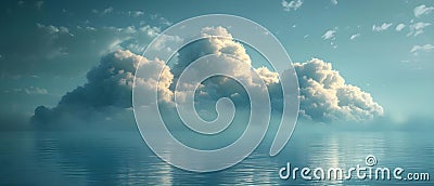 Concept Encrypted Cloud Storage for Enhanced Personal Data Security and Worldwide Accessibility Stock Photo
