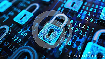 Encryption algorithms work hand in hand like guards on patrol to ensure that no weakness or vulnerability is left Stock Photo