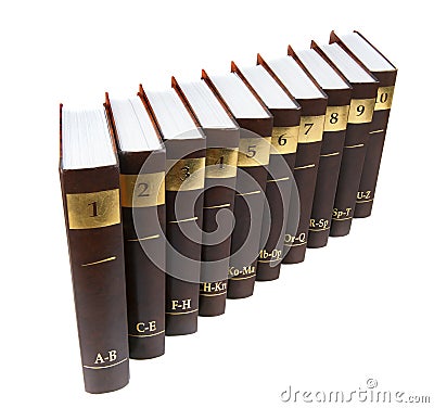 Encyclopedia Stock Photo