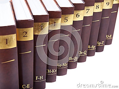 Encyclopedia Stock Photo