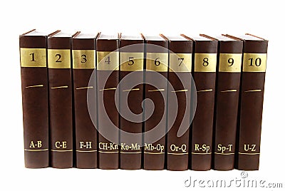 Encyclopedia Stock Photo