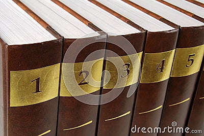 Encyclopedia Stock Photo