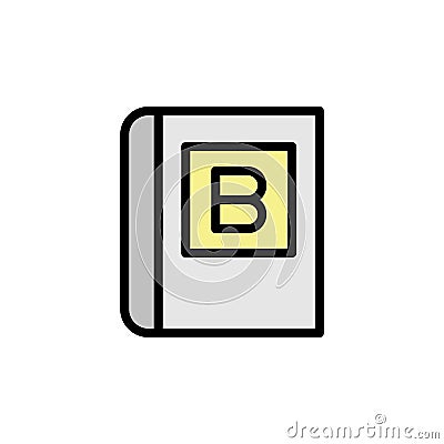 Encyclopedia icon. Simple color with outline vector elements of knowledge icons for ui and ux, website or mobile application Stock Photo