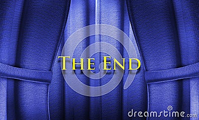 The end Stock Photo