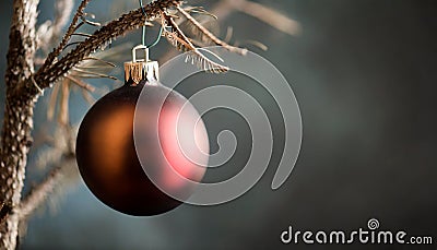 End of Christmas and post holiday depression concept Stock Photo