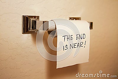 The End Is Near! Stock Photo