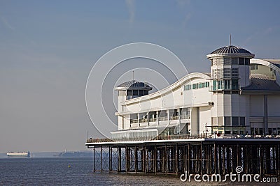 End of the Pier Stock Photo