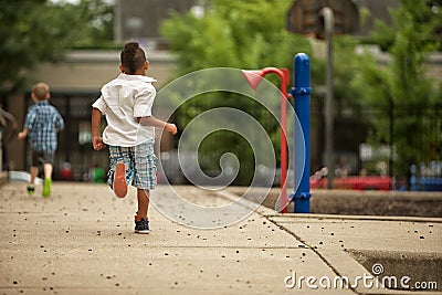 End of Recess. Stock Photo