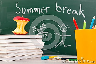 End of school. Summer break time Stock Photo