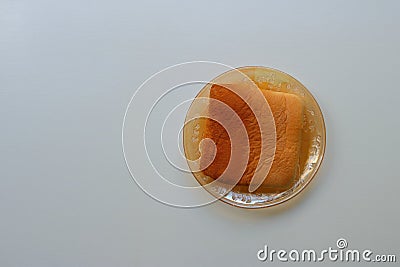  end slice of bread Stock Photo