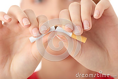 End of smoking Stock Photo