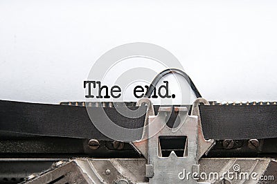 End of the story Stock Photo