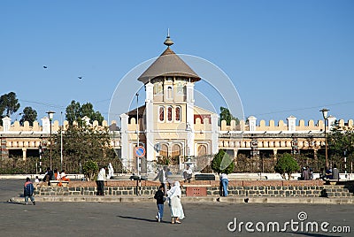 Enda Mariam coptic cathedral in asmara eritrea Editorial Stock Photo