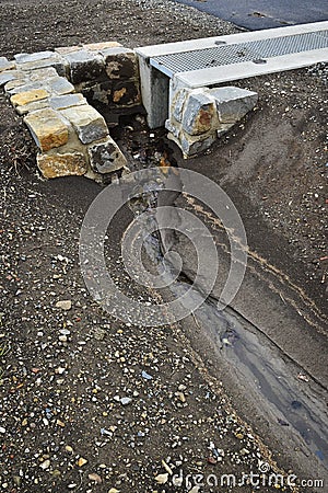 Endangered agrarian soil Stock Photo