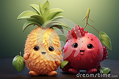 Endearing fruit with a charm thats irresistibly cute and delightful Stock Photo