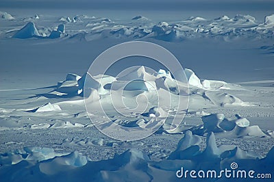 Endless Antarctica Stock Photo