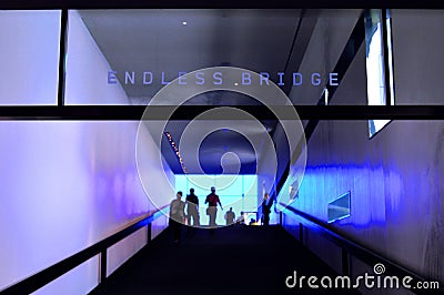 Endless Bridge Editorial Stock Photo