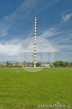 Endless Column Art Masterpiece Stock Photo