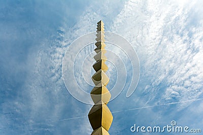 The Endless Column (Coloana Infinitului) Editorial Stock Photo