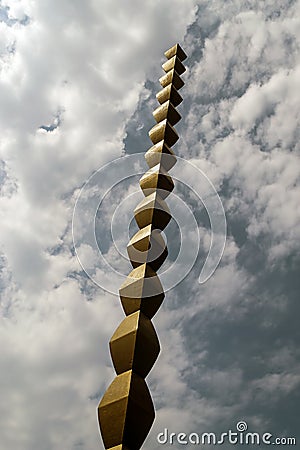 The Endless Column Editorial Stock Photo