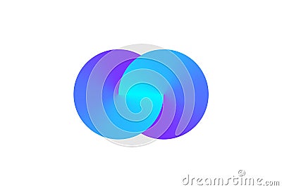 Endless loop vector symbol logo icon. Mobius future line strip abstract limitless motion concept graphic modern infinity Vector Illustration