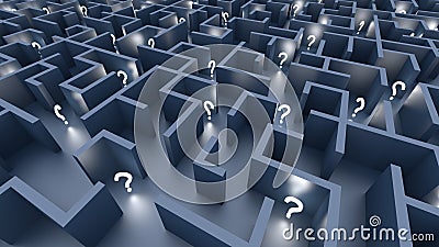 Endless maze Stock Photo