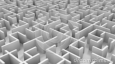 Endless maze Stock Photo