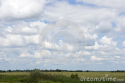 Endless plain Hungary Stock Photo