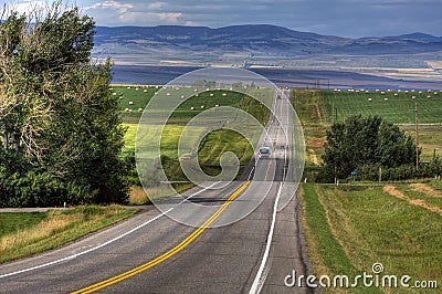 Endless road Stock Photo