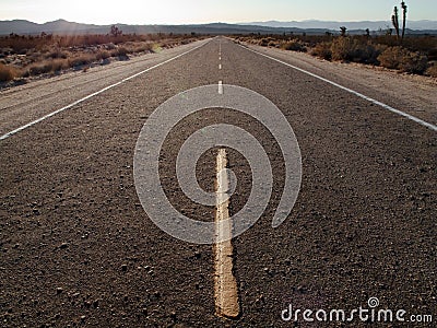 Endless Road Stock Photo