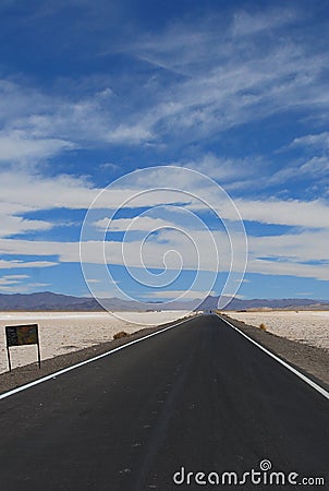 Endless Road Stock Photo