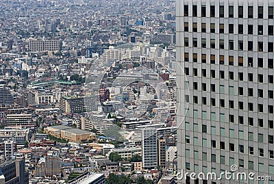 Endless Tokyo Sprawl Stock Photo